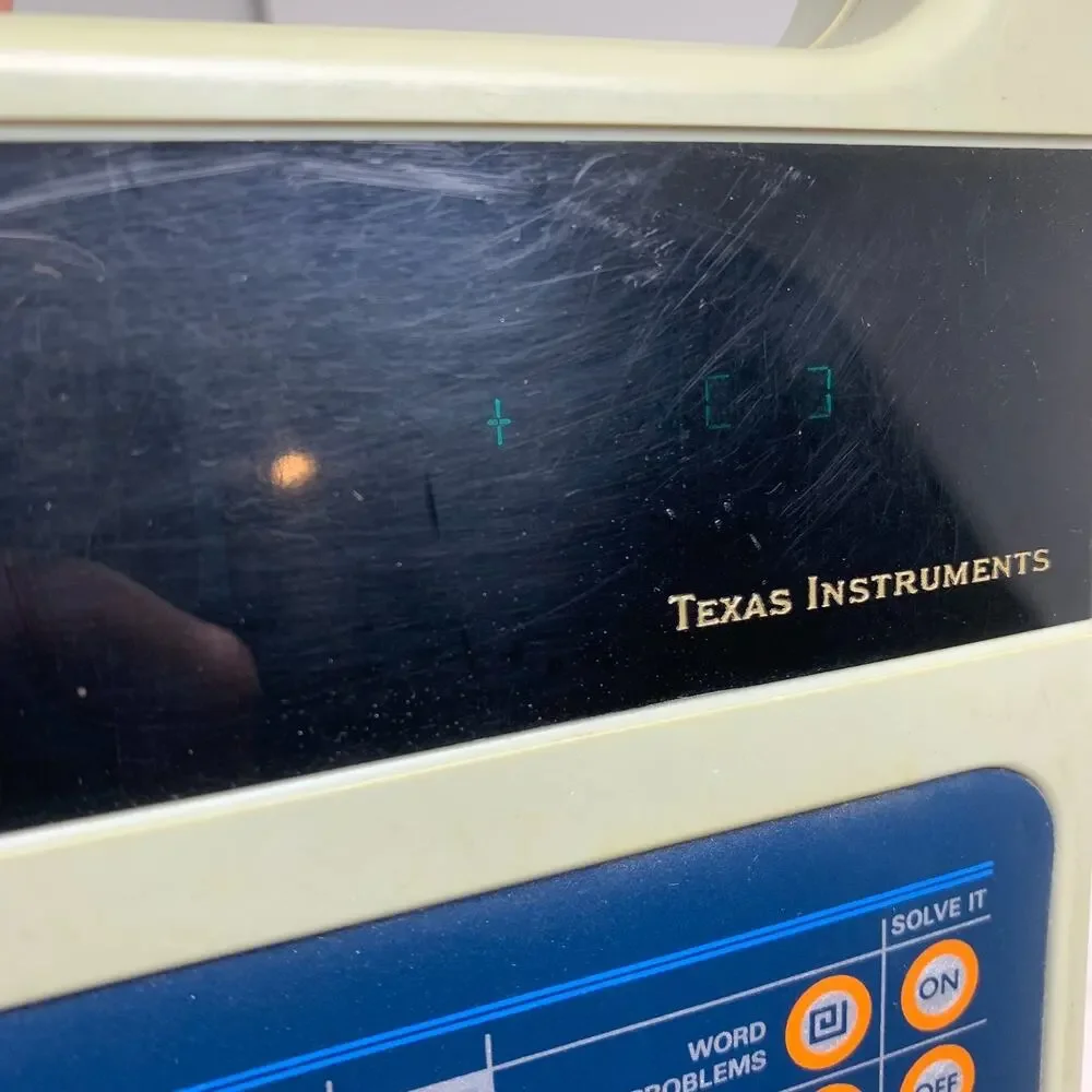 Vintage 1980 TI Speak & Math Texas Instruments Working Original Box Math Talk